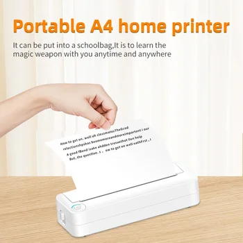 X8 Bluetooth / simsiz A4 Printer uzluksiz termal Printer portativ siyohsiz simsiz Printer PDF veb-sahifasi shartnoma rasm printerlari