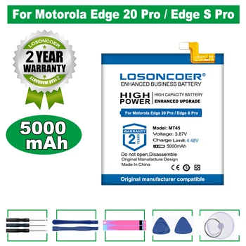 Motorola Edge 45 Pro uchun LOSONCOER batareya MT5000MAH 20 / Edge S Pro