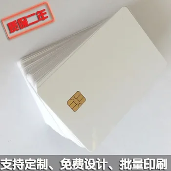 Mijozlar secrect PVX aloqa Smart IC karta Fudan 4442 qora karta