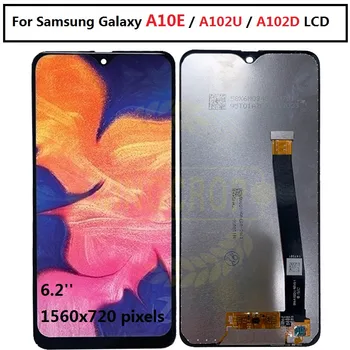 Samsung Galaxy A10e A102 A102F a102ds a102u displey uchun ramka sensorli ekranli Raqamlashtiruvchi A102d A102F/DS SAMSUNG A10E LCD uchun